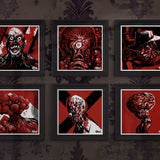 Black, White, and Red All Over: Solo Monster Portrait