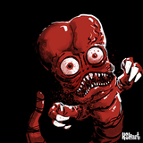 Black, White, and Red All Over: Solo Monster Portrait