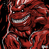Black, White, and Red All Over: Solo Monster Portrait