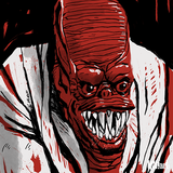 Black, White, and Red All Over: Solo Monster Portrait