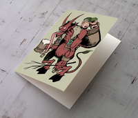 Krampus Greeting Card